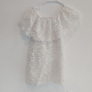 Zara White Lace Kids Dress